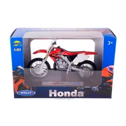 Moto Honda Cr250r Vehículo A Escala 1:18