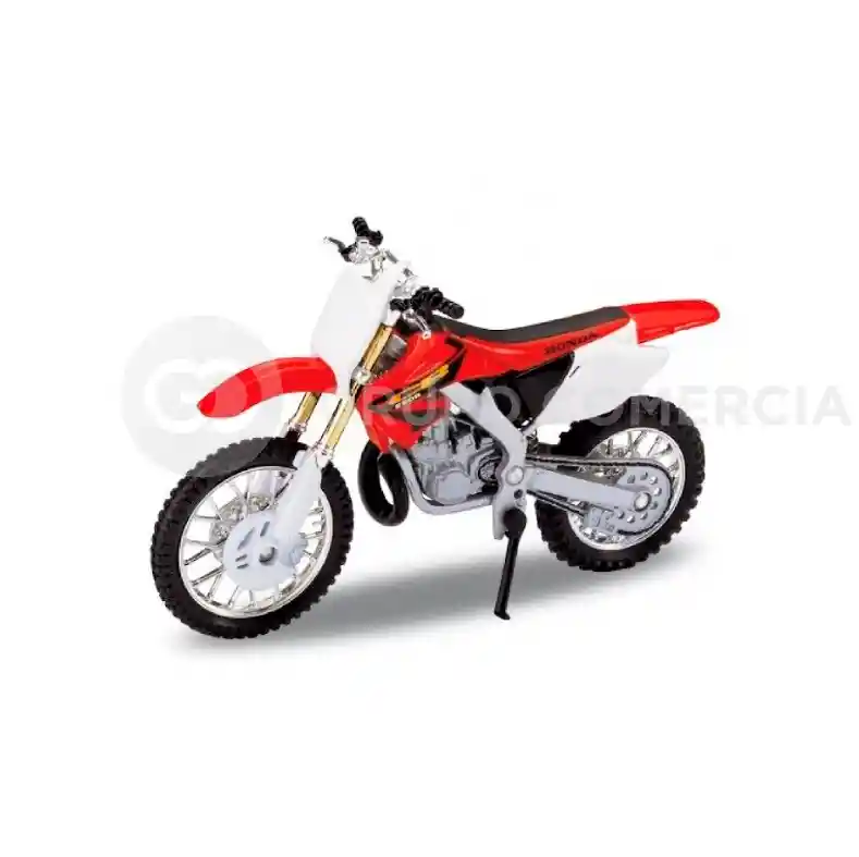 Moto Honda Cr250r Vehículo A Escala 1:18