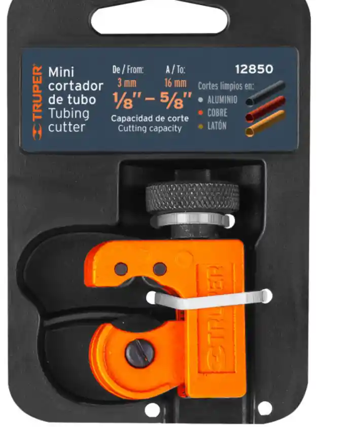 Mini Cortador De Tubo 1/8-5/8 Marca / Truper