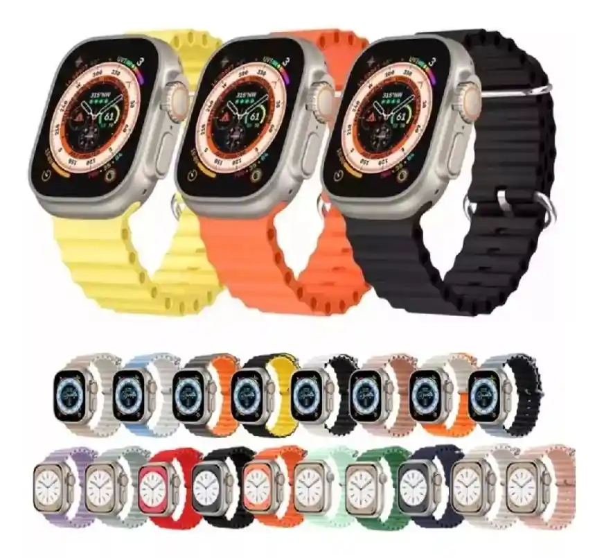 Correa Pulso Ocean Para Apple Watch 44/45/49mm