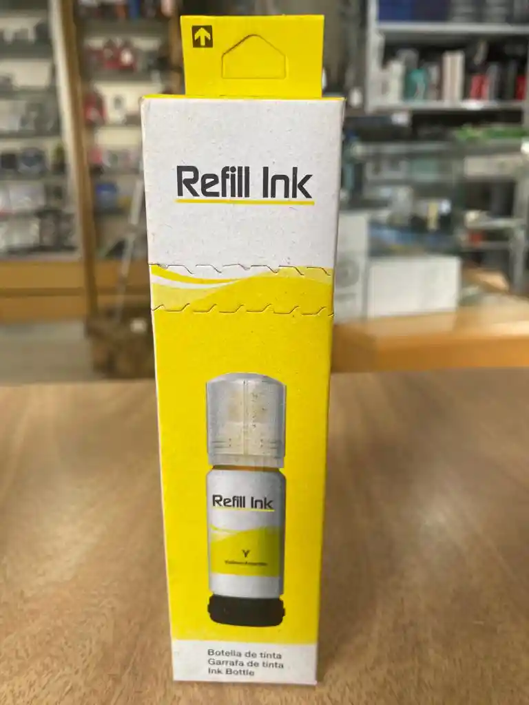 Tinta Refill Para Epson 504/544 Color Amarillo 70ml