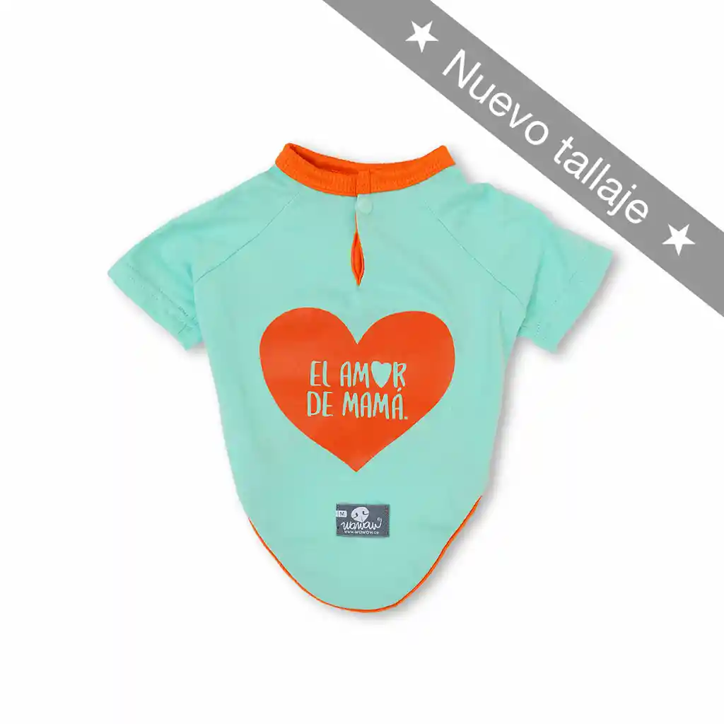 Camiseta Xs Menta Amor De Mamá