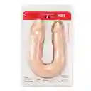 Dildo Pene Doble Penetración Consolador Niel 35.5 Cm Piel