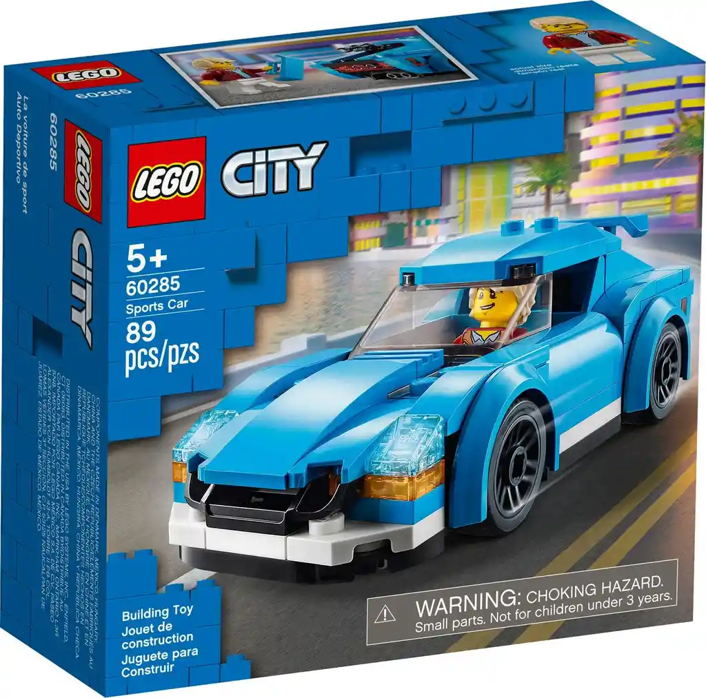 Lego City Auto Deportivo Lego 60285 Cantidad De Piezas 89