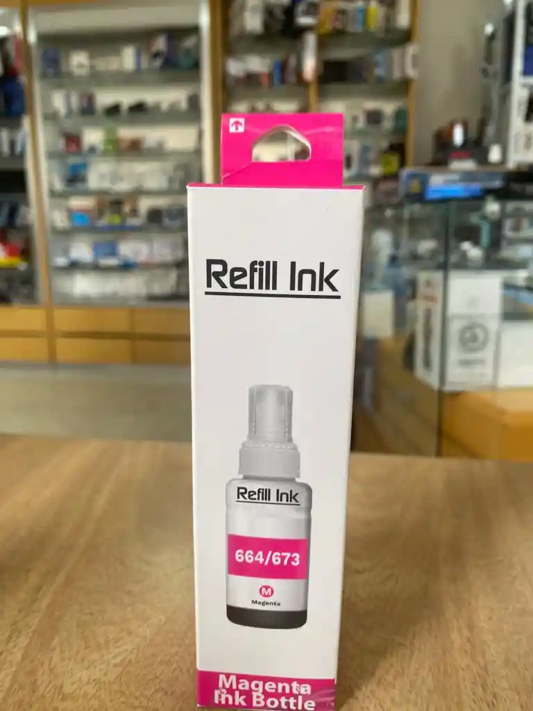 Tinta Refill Para Epson 664 Color Magenta 70ml