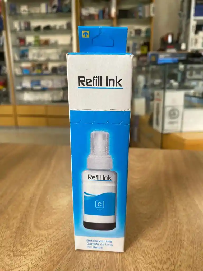 Tinta Refill Para Epson 664 Color Azul 70ml