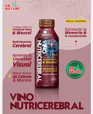 Vino Nutricerebral Con Ginseng