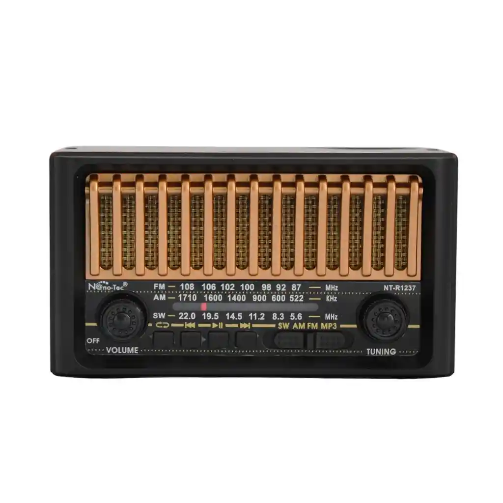 Radio Vintage 3 Bandas Conectividad Usb