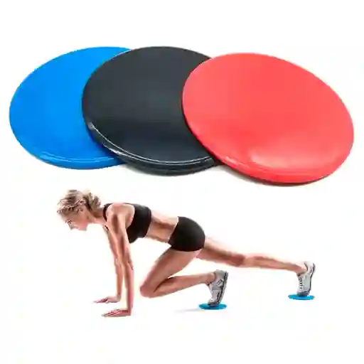 Discos Deslizantes X2 Sliders Ejercicio En Casa Gym Yoga Color Aleatorio