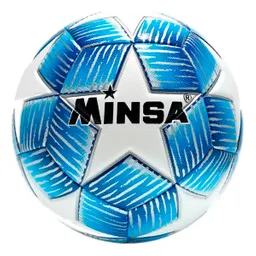 Balón Fútbol Minsa Pelota Tradicional Número 5 Semipro Color Aleatorio
