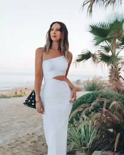 Vestido Ibiza Talla Xs/s Blanco