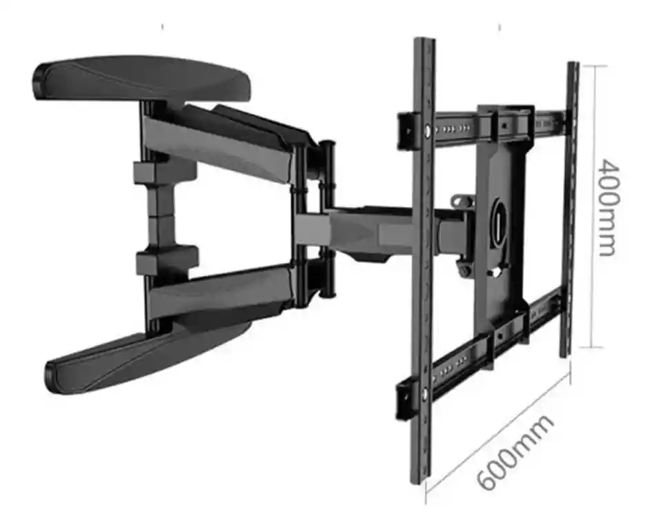 Soporte Nia L600 De Pared Para Tv/monitor De 40" A 80" Negro