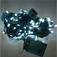 Luces Led Navidad Lineal X60 Blanca Cable Verde