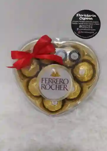 Chocolates Ferrero Rocher En Corazón