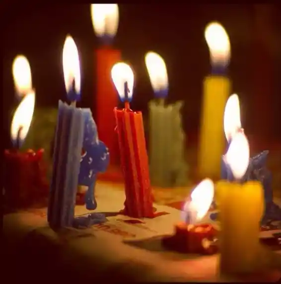 Velitas De Colores Navidad X 40 Unidades