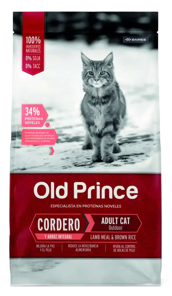 Alimento Para Gatos Old Prince Cordero 1kg Alimento Gatos Premiun 1kg