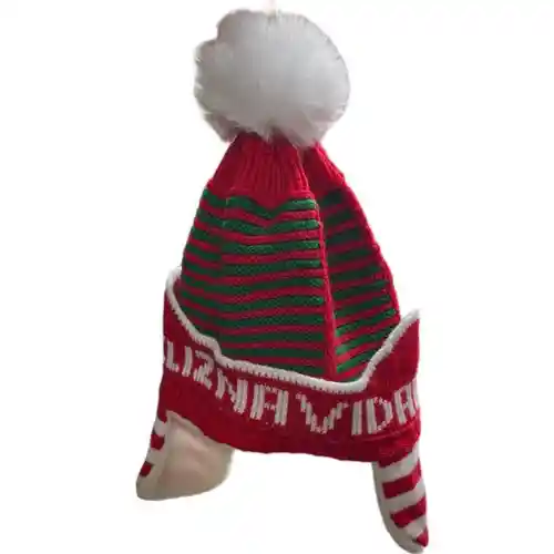 Gorro De Navidad En Lana Para Niño