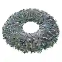 Corona Adviento Adorno 40cm Navidad Decorar Puerta Pared Plateado Brillante Aleatorio