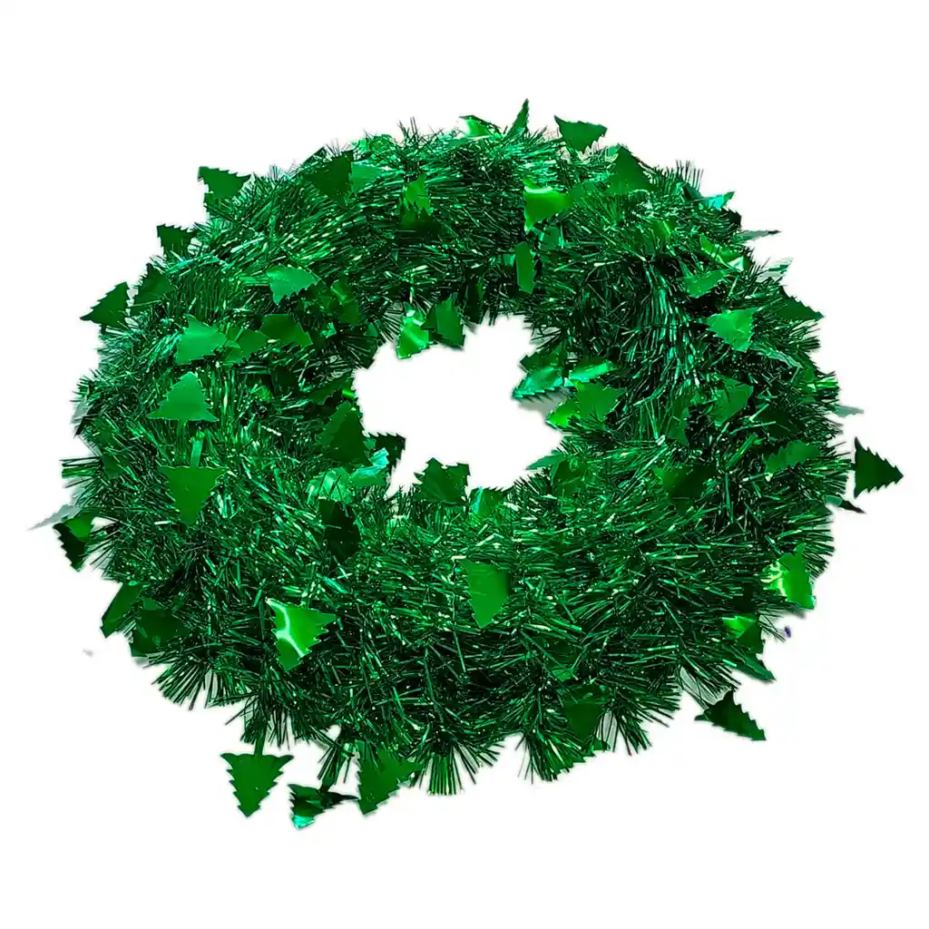 Corona Adviento Adorno 40cm Navidad Decorar Puerta Pared Verde Brillante Aleatorio