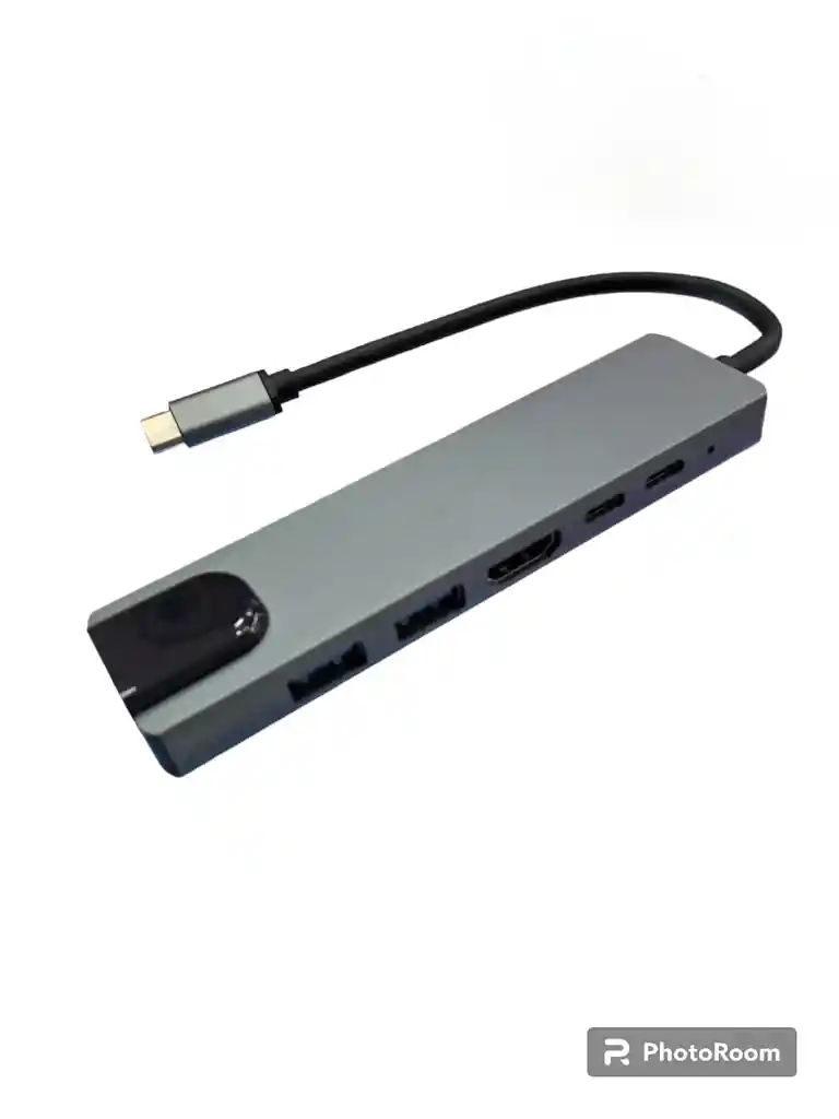 Adaptador Multipuerto Usb 3.0-2.0 + Tipo C 6 En 1