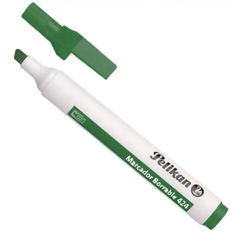 Marcador Seco Borrable 426 Verde Pelikan X10 Unidades