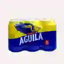 Sixpack Cerveza Aguila 330 Ml