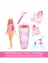 Barbie Muñeca Pop Reveal Y Accesorios, Aroma A Limonada De Fresa Con Cabello Rosa, 8 Sorpresas Incluyen Slime Y Cachorro Blando