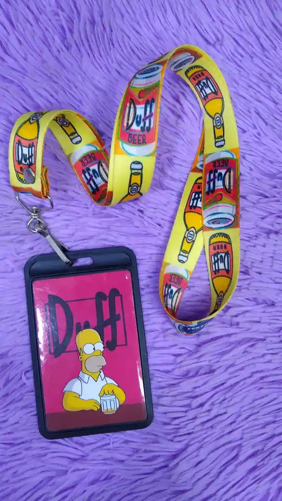 Porta Carnet Homero Simpson Duff