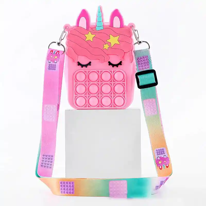 Bolso Infantil Cuadrado Pop It