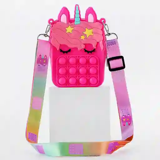 Bolso Infantil Cuadrado Pop It