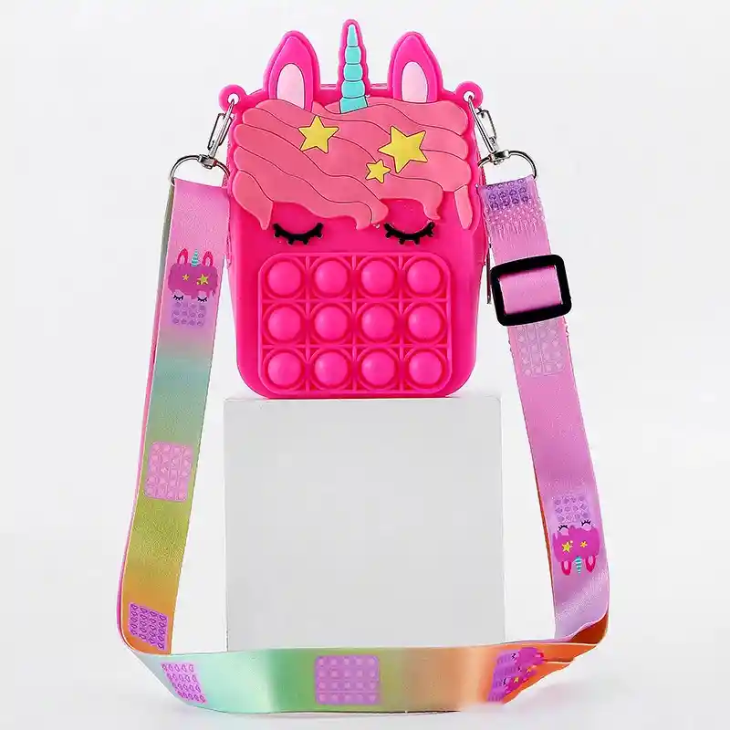 Bolso Infantil Cuadrado Pop It