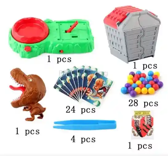 Juego De Mesa Didactico Alerta Precaucion Dinosaurio