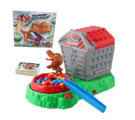 Juego De Mesa Didactico Alerta Precaucion Dinosaurio