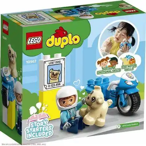 Lego® Duplo - Moto De Policia (10967) Cantidad De Piezas 5