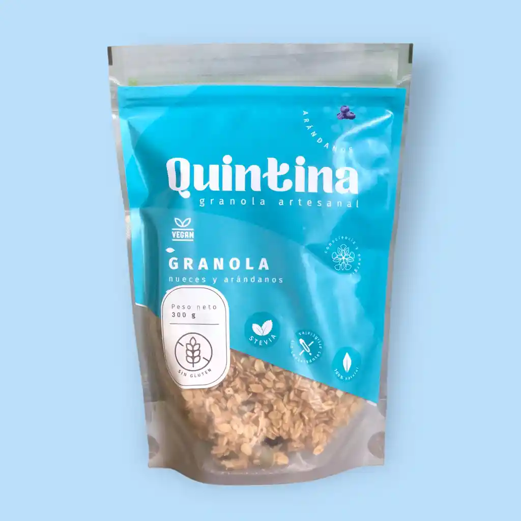 Granola Con Arandanos Y Vainilla 300g Quintina