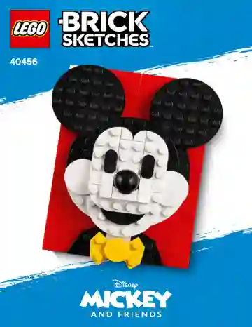 Lego Brick Sketches Mickey Mouse 40456 - 118 Pz