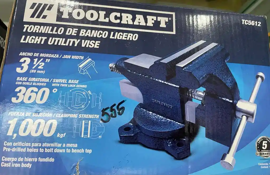 Tornillo De Banco Ligero 3.1/2