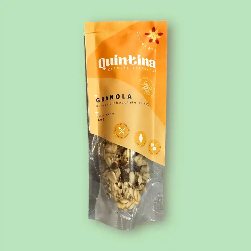 Granola Nueces Y Chocolate Al 70% 40g Quintina