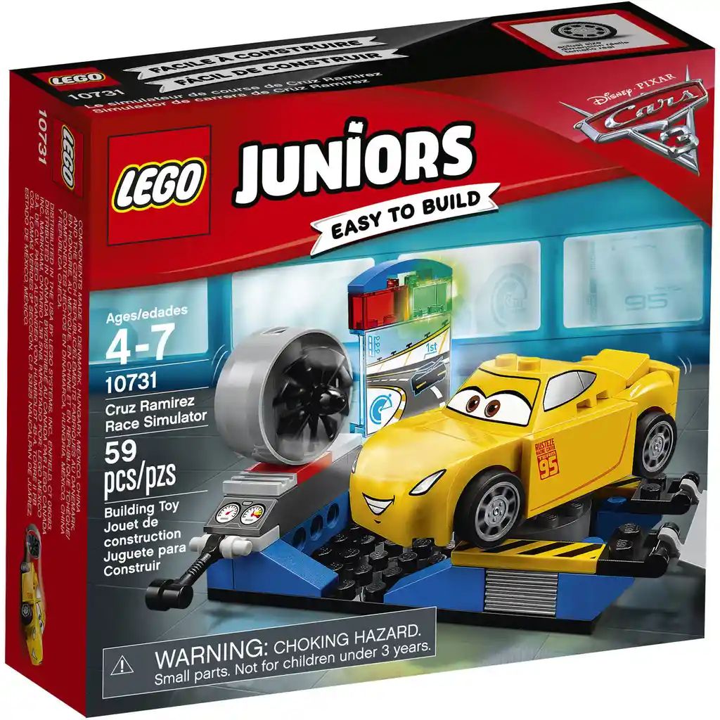 Lego Juniors Cruz Ramirez Cars 59 Pzs 10731