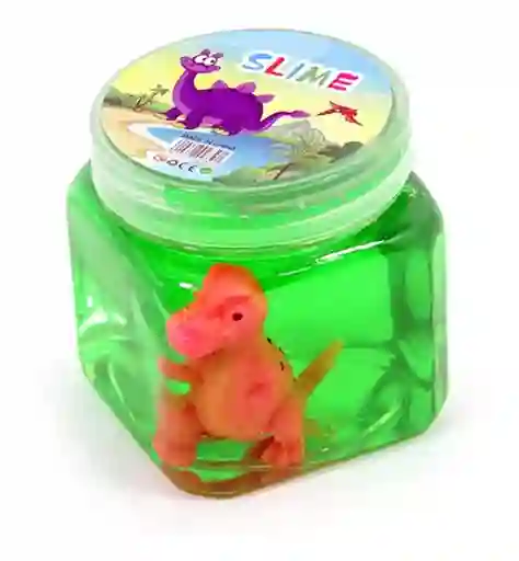 Slime Cuadrado Animal Dinosaurio