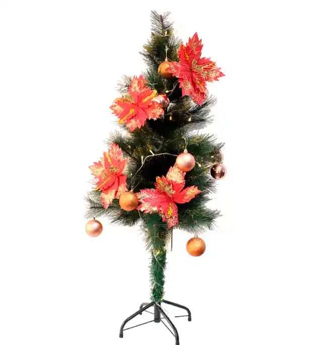 Árbol De Navidad Tip Pino 130 Cm Frondoso Decoración