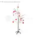 Árbol De Navidad Chamizo Luz Led Secuencial 148 Cm