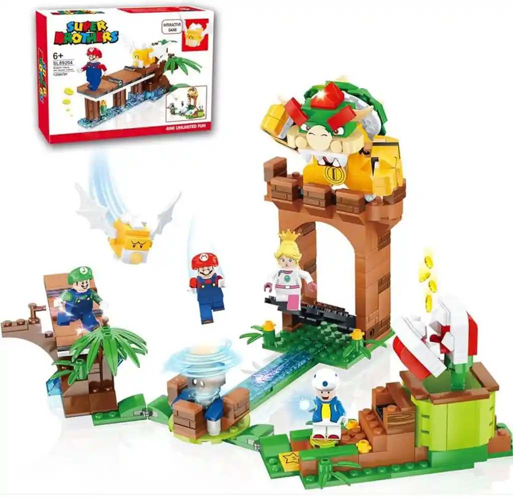 Juguete Armable Armatodo Mario Bros Super Brothers 4 En 1 X479 Ref 9203