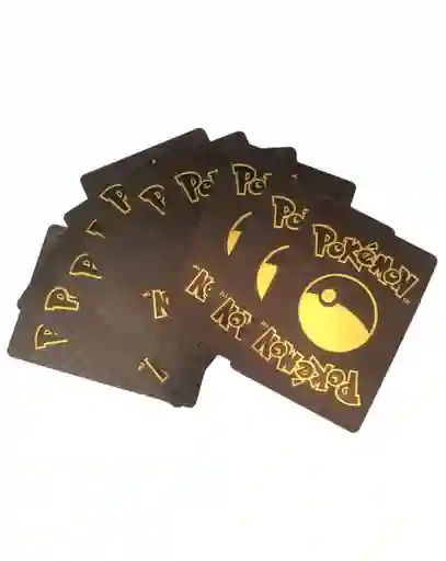 Cartas De Pokemon Negras Paquete X10 Surtido