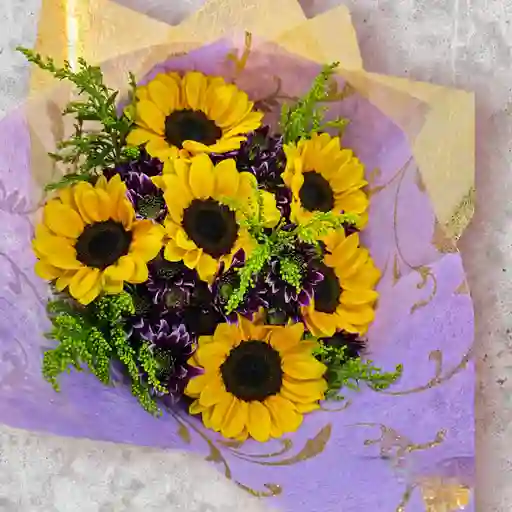 Bouquet De Mini Girasoles