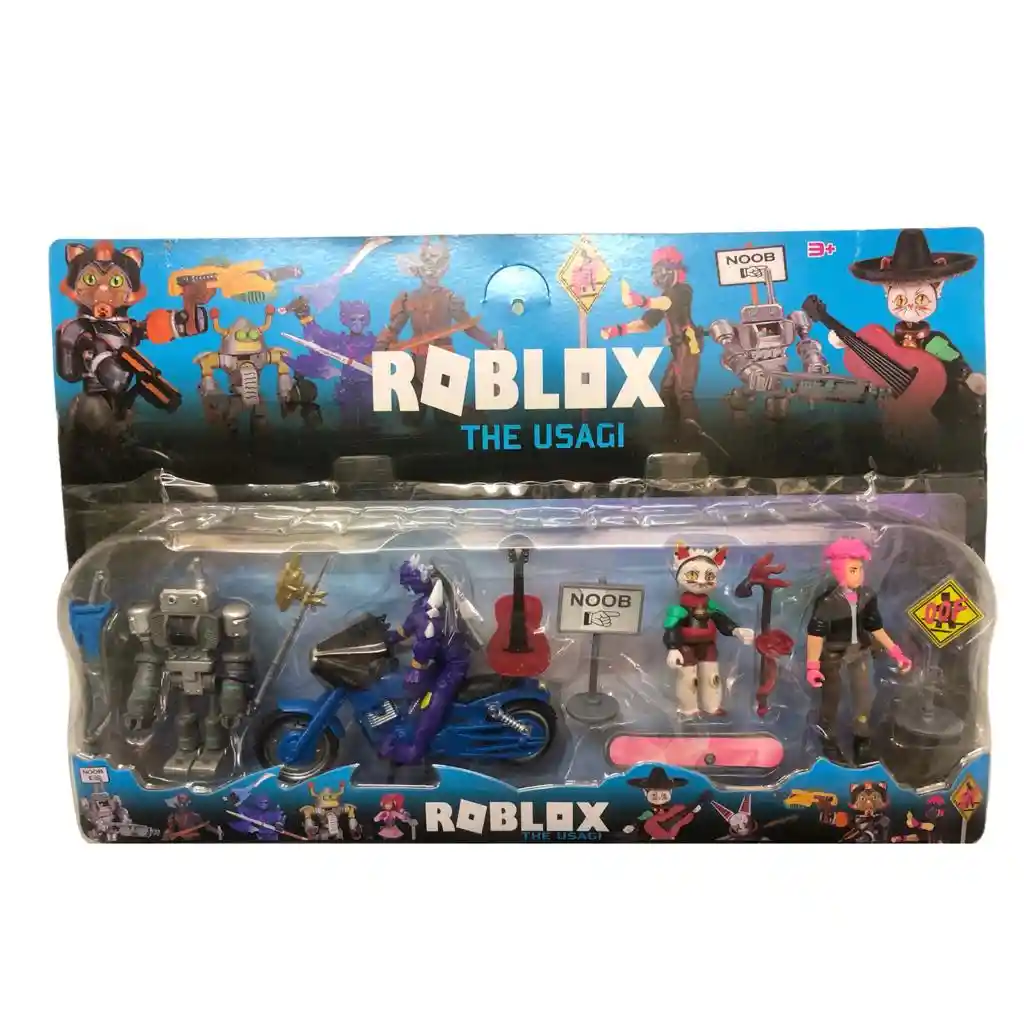 Juguete Display Roblox The Usagi X 4 + Accesorios Ref 0865