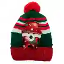 Combo X2 Gorro Pompón + Bufanda Navidad Frio Niño Bebés