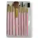 Kit De Brochas Rosadas X 8 Unidades