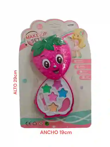 Maquillaje Infantil Fresa
