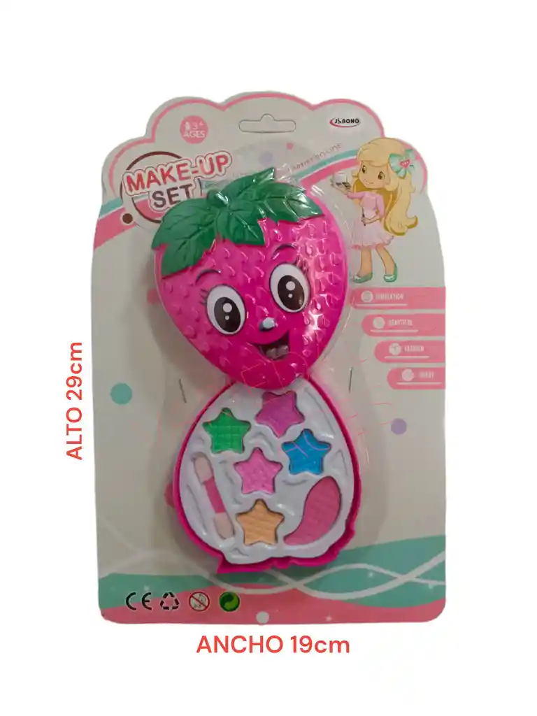 Maquillaje Infantil Fresa